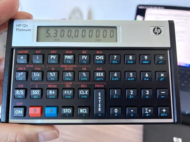 Calculadora HP 12C Platinum