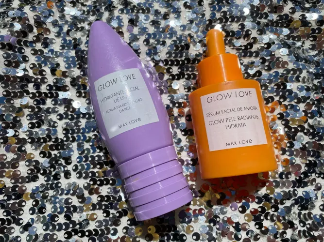 SÉRUM E HIDRATANTE FACIAL GLOW LOVE / NOVOS