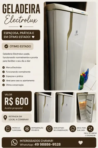 GELADEIRA ELETROLUX 