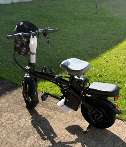 Bicicleta Elétrica Dobrável e Prática