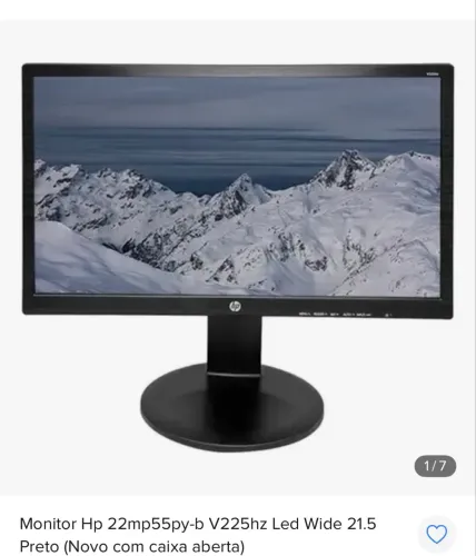 monitor hp 22 polegadas 