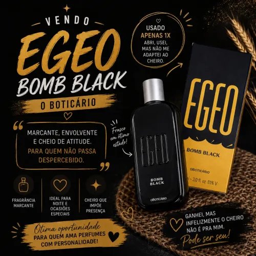 Perfume Egeo Bomb Black