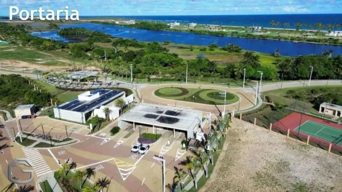 Lote Terreno Frente Mar Alphaville Guarajuba 750m² Reg. Praia Forte Estrada do Coco / Linh