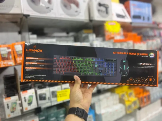 teclado e mouse gamer RGB kit - entrega grátis em são Luís e região 