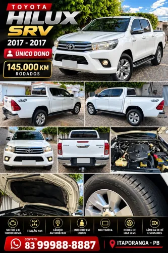 Toyota Hilux CD SRV 4X4 2.8 TDI Diesel Aut. 2017