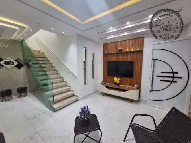 Caiçara  Sobrado novo  120 m²  2 suítes  Espaço gourmet  2 vagas