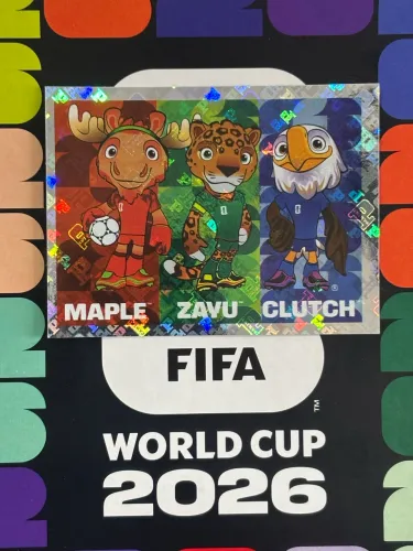 Figurinha Rara Especial dos Mascotes FWC 3 Original Panini