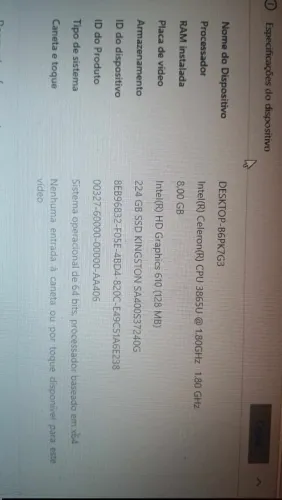 Notebook Samsung 15.6" - 8GB RAM / SSD 240GB (Rápido e Pronto p/ Usar) LEIA A DESCRIÇÃO?