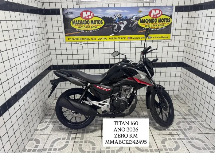 Titan 160,ano 2026 zero km,emplacada. Ponta entrega.