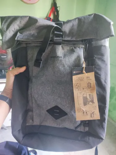 Vendo ou troco Mochila De Trilha 231 Nh Escape 500 Rolltop Cor Cinza ( novo nunca usado)