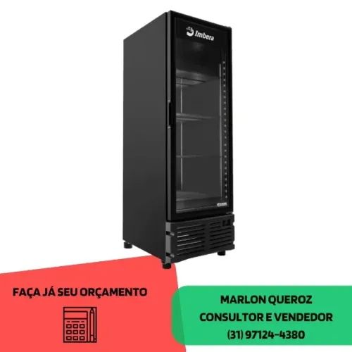 Freezer Vertical 569L Preto Imbera