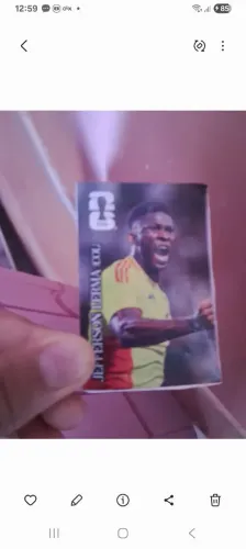 Figurinha da copa jefferson lerma da Coca-Cola cc7