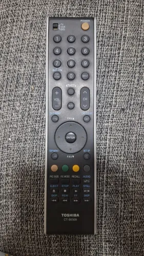 Controle Toshiba- CT-90308 TV - VCR- DVD ORIGINAL