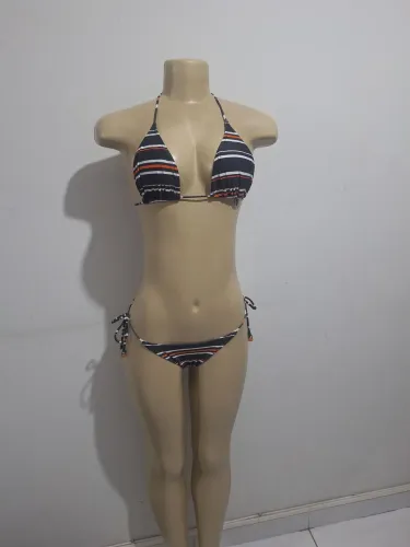 Conjunto biquíni cortininha feminino 