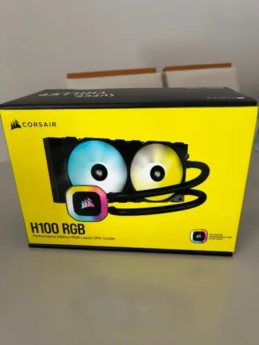 Water Cooler Corsair H100 RGB, 240mm, AMD/Intel, Preto - CW-9060053-WW