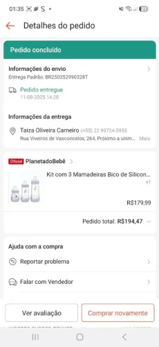 Kit mamadeiras man nunca usados na caixa
