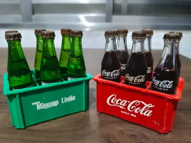 Mini engradado Minuano + Coca cola