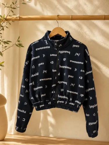 Moletom Cropped Símbolos
