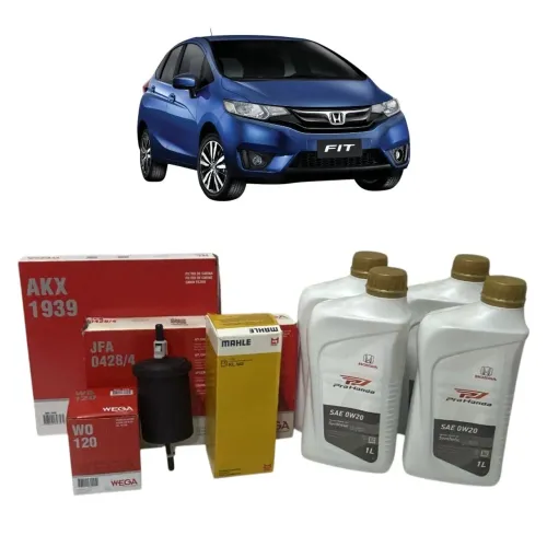 Kit óleo 0w20 e filtro Honda Fit 15/20