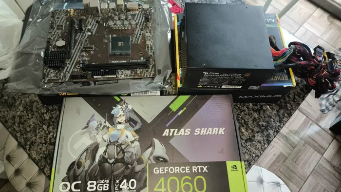 VENDO PLACA MAE E PLACA DE VIDEO E FONTE
