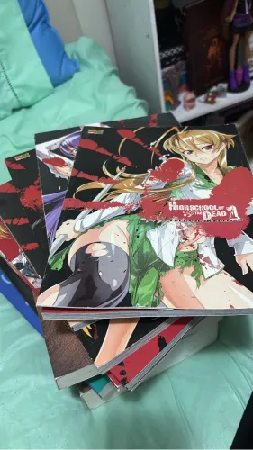 Mangá high school of the dead completo full color