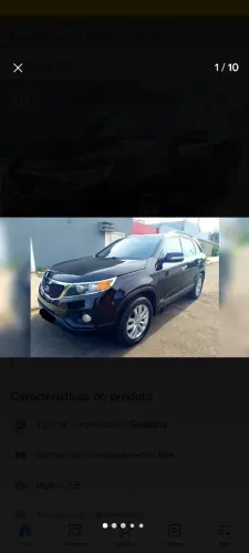 Kia Motors Sorento 3.5 V6 24V 278cv 4X4 Aut. 2012