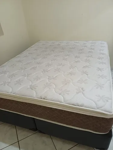 Cama Queen Colchão + Box