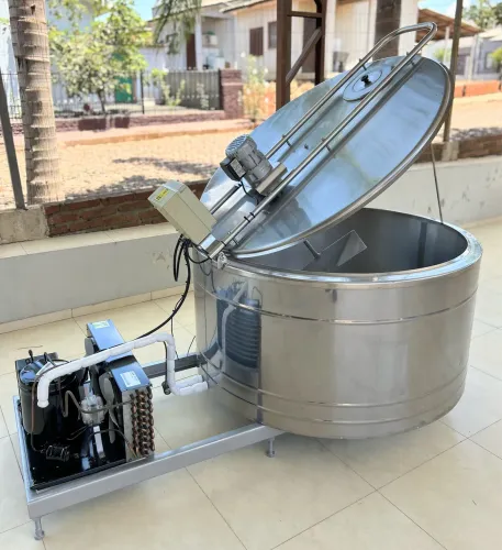 Tina Tanque 500 Litros Refrigerador Inox Para Leite Sorvetes Açaí Agua de Coco Misturador