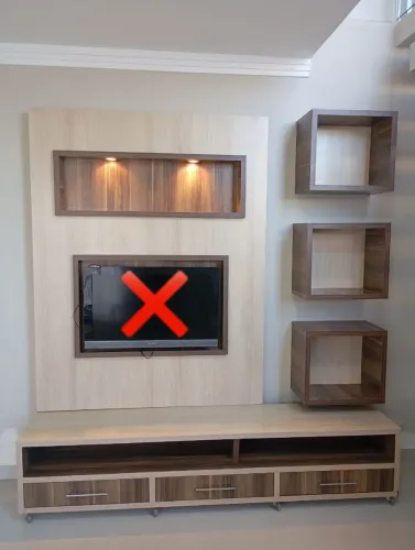 Vendo rack e painel de TV