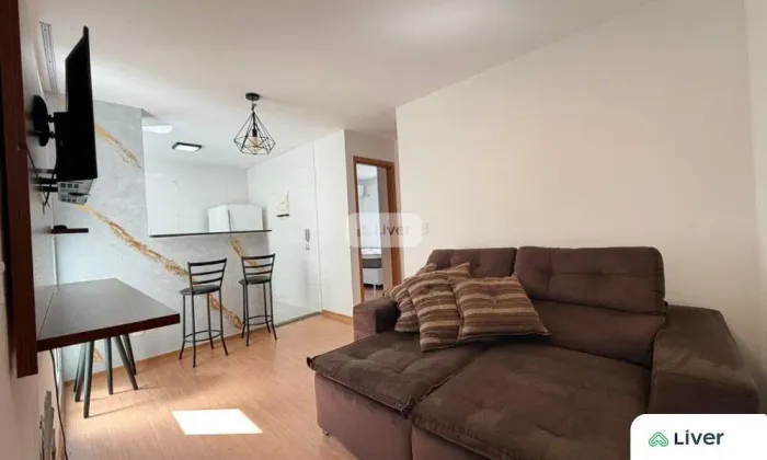 Apartamento Mobiliado com 2 Quartos Residencial Gran Club Residencial Monte Carlo Goiân
