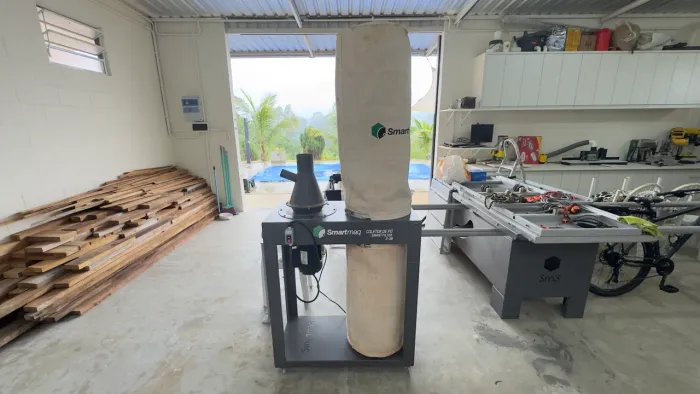 Coletor de Pó Smart Filter 2/36 - Motor WEG 2CV - 220V - Smartmaq