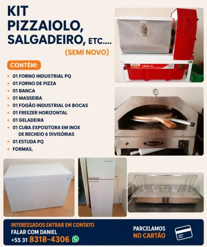 Kit salgadeiro /pizzaiolo