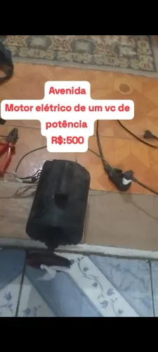 Motor elétrico de um vc de potência