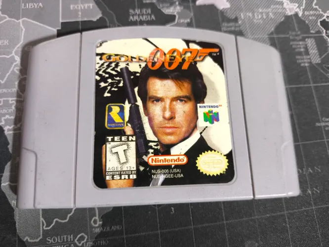 CARTHUCHO GoldenEye 007 Nintendo 64 Original Gradiente