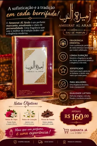 Perfume Árabe Ameerat