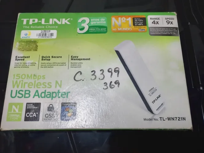 Adaptador Wireless 150Mbps TP-Link USB