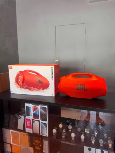 JBL boombox4 laranja, lacrada com 1 ano de garantia