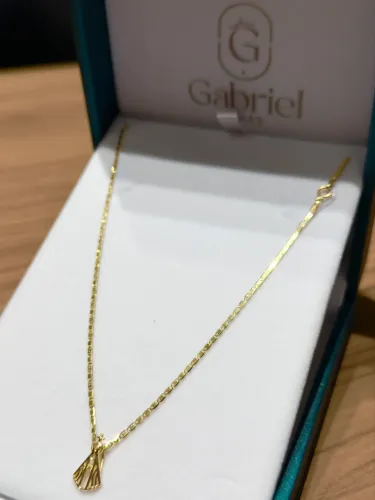 Cordão de ouro feminino + pingente ( LOJA FÍSICA )