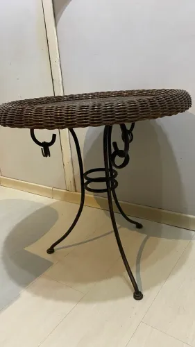 Conjunto de varanda em vime (tenho duas cadeiras desse modelo)
