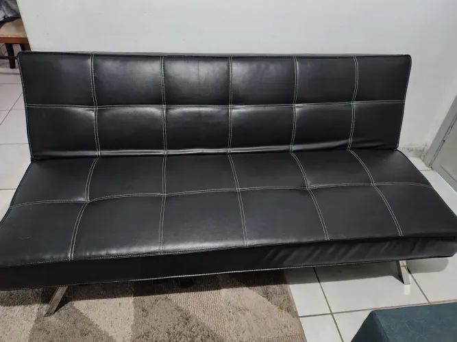 Sofá Cama em courino 