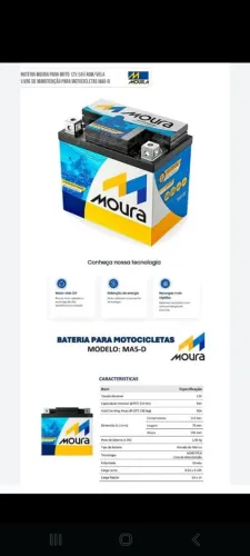 Bateria de Motos 5 e 6 Amperes Nova troca Grátis