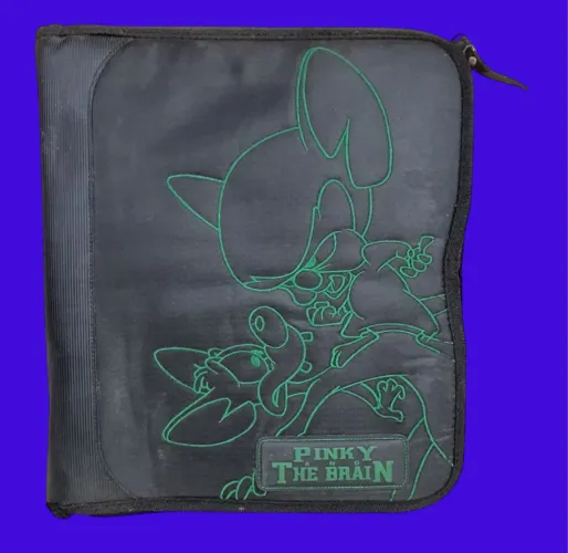 Fichário antigo Animaniacs (pinky e cérebro) 