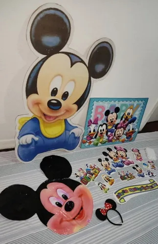 Kit Festa Mickey e Amigos - Decoração Infantil