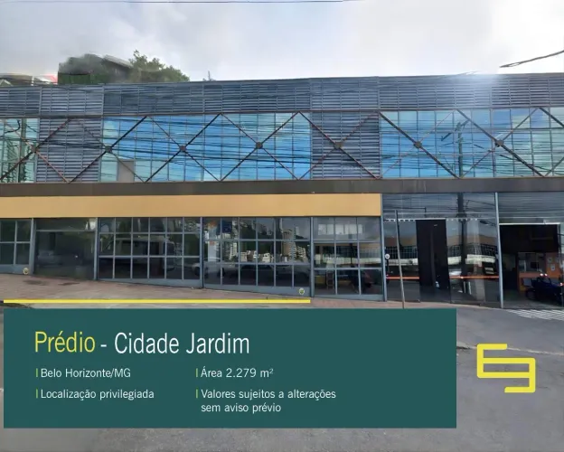 Prédio para alugar em Belo Horizonte/MG no bairro Cidade Jardim.