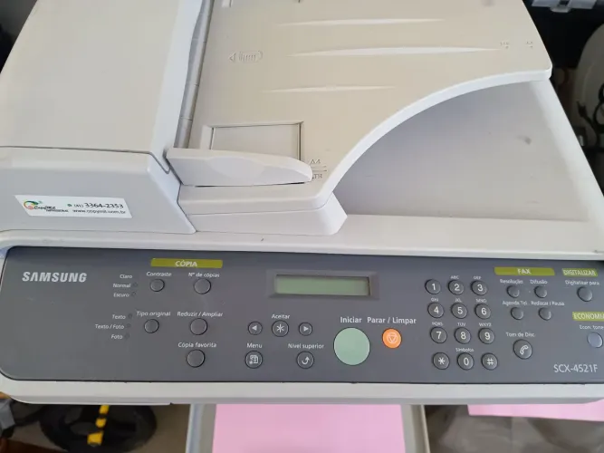 Vendo Impressora monocromática Laser Samsung Scx-4521f, funcionando.
