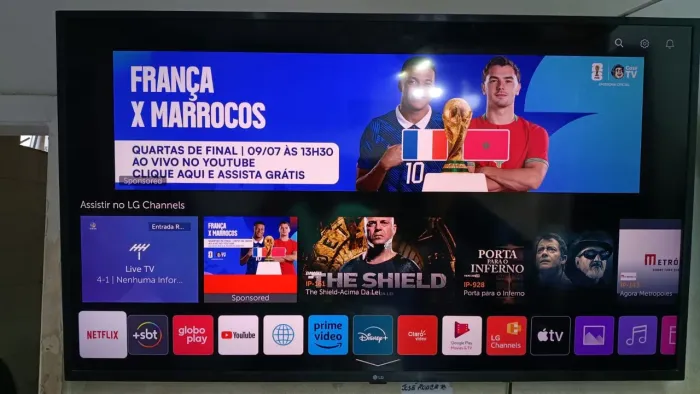 Tv LG 50 polegadas smart 4k perfeito somente venda