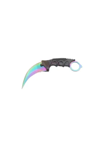 Faca Canivete Curvado Oxidado Com Bainha Modelo Karambit