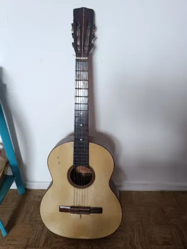 Violão com Capa Vintage anos 70 