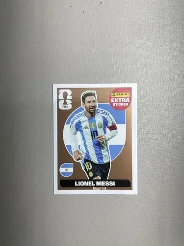 EXTRA STICKER Lionel Messi BRONZE