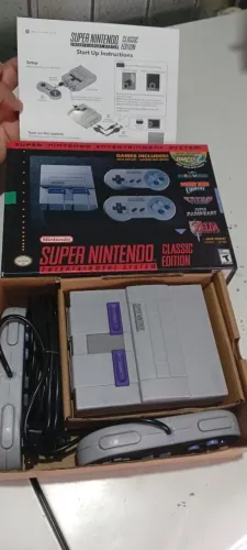 Super Nintendo Classic Edition Original C/ Caixa Mesmo Serial